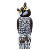 Plastic 21in owl decoy figure