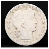 1909 barber half dollar