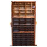 Vintage 16.5x32 wood printer tray