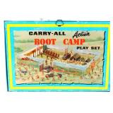 Vntg Marx vinyl Boot Camp Play Set CASE ONLY