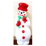 Vntg 23in snowman blow mold NO SHIPPING