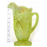 Indiana Glass vaseline pitcher