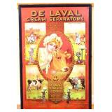 Metal 21.5x32 DeLaval Separator sign