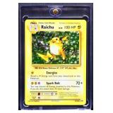 Pokemon Raichu Energize Spark Bolt card