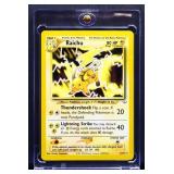 Pokemon Raichu Thundershock Lightning Strike card