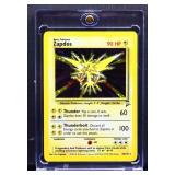 Pokemon Zapdos Thunder Thunderbolt card