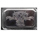 1 troy ounce Apmex silver bar