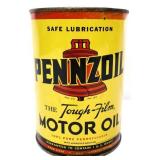 Vntg 1qt Pennzoil Motor Oil can