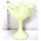Fenton custard persian medallion compote