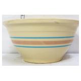Vntg 10in McCoy stripe mixing bowl