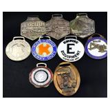 Lot of 9 heavy equipment watch fobs