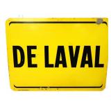 Vntg metal 16x12 DeLaval sign