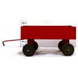Pressed steel red ERTL farm wagon