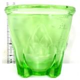 Green depression 2 cup mixer jar bottom