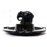 LE Smith black elephant ashtray