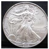 2008 silver eagle coin