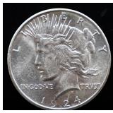 1924S peace dollar