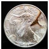 1997 silver eagle coin