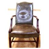 Vintage Hickory high back armchair
