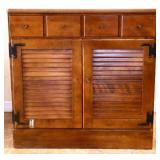 Vintage Ethan Allen shutter door server