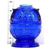 Cobalt owl 2 piece fairy lamp