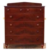 Vintage 2 over 4 tall chest see photos