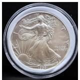 1999 silver eagle coin