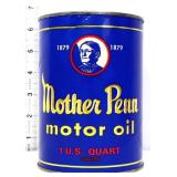 Mother Penn Motor Oil can bank