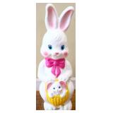 Vntg 22in Easter Bunny blow mold