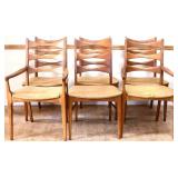 Set of 6 MCM Lane dining chairs see pics