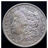 1882O Morgan silver dollar