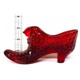 Fenton red hobnail shoe