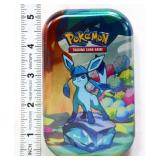 Sealed Pokemon Glaceon Prismatic cards in tin