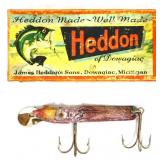 Vintage lure box with a lure