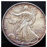 2004 silver eagle coin