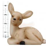 Mosser brown satin laying fawn figure