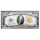 1934A North Africa $10 silver certificate