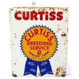 Vtg metal 11x14 Curtiss Breeding Service sign