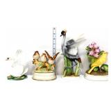 4 piece animal figural estate lot