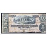 1864 CSA $10 note