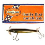 Vintage lure box with a lure