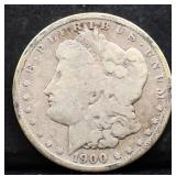 1900O Morgan silver dollar