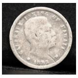 1883 Kingdom Of Hawaii dime