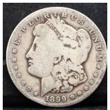 1899S Morgan silver dollar