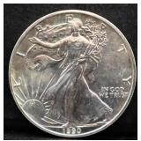 1990 silver eagle coin