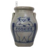 Rockdale Pottery cookie jar with pig