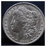 1892O Morgan silver dollar