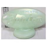 Fenton sea mist green iridescent dealer sign