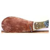 Vintage wood rudder