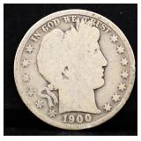1900 barber half dollar